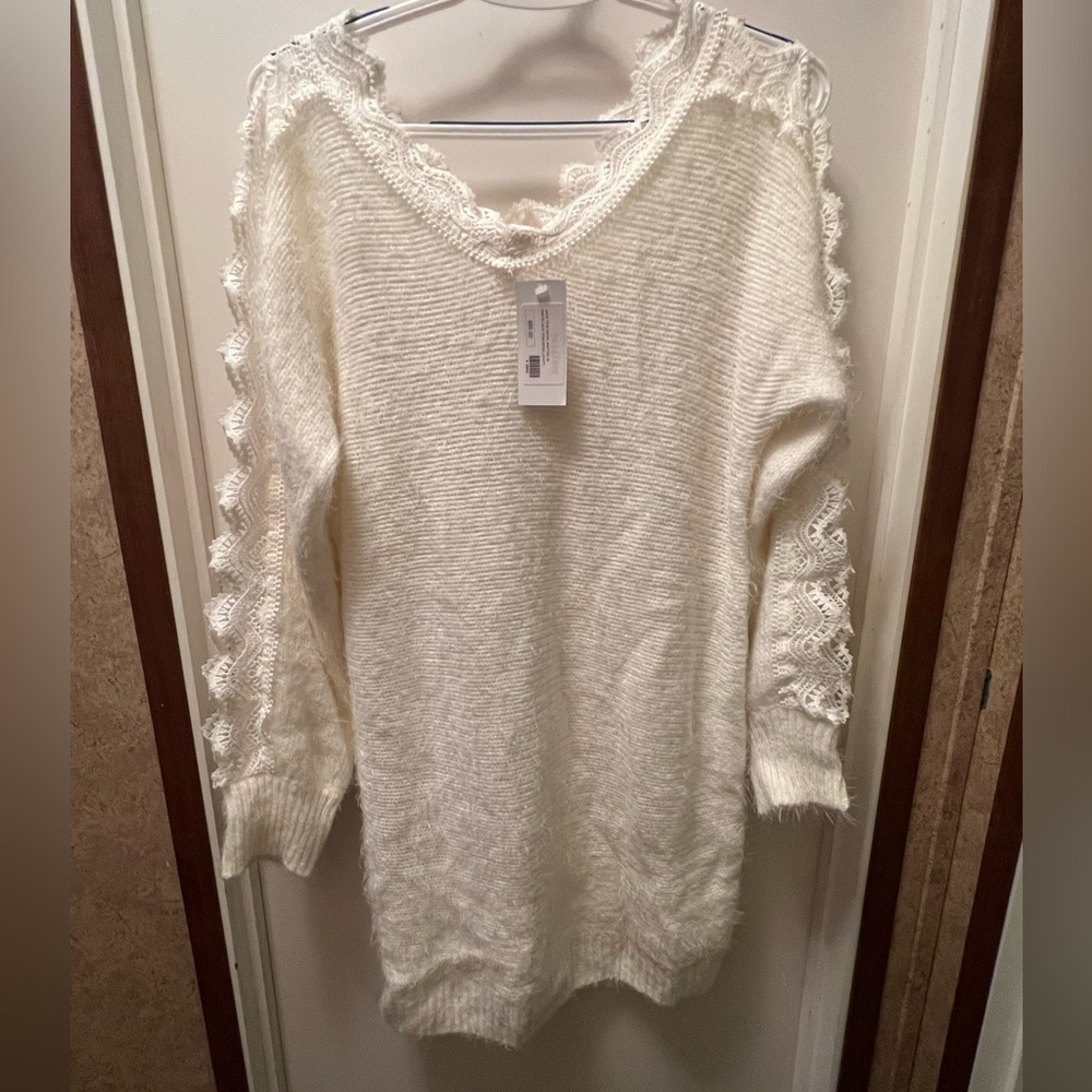 White long top size medium